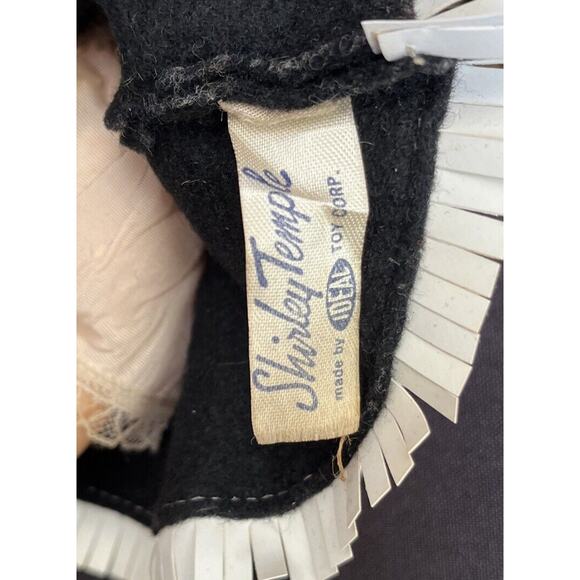 12” Vintage Shirley Temple Doll Tagged Western Dress RARE BLUE YOKE +Two Dresses - Picture 14 of 14